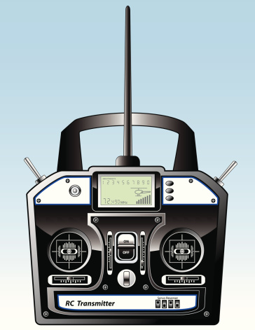 RC Transmitter with LCD Digital Display