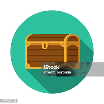 istock Treasure Chest Role Playing Game Icon 1271437423
