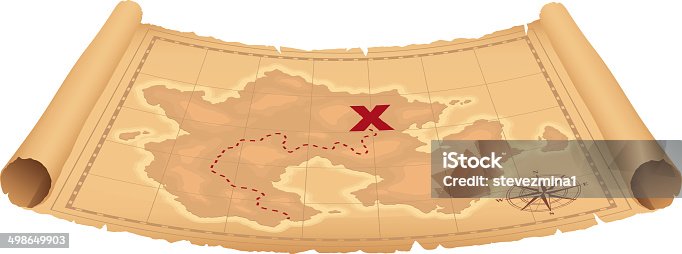 Blank Pirate Treasure Map Clipart Free Download