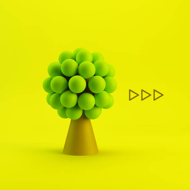 ilustrações, clipart, desenhos animados e ícones de árvore. conceito de negócios, mídia social, tecnologia, rede e web design. ilustração em vetor 3d. - tree 3d