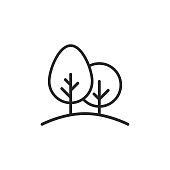 istock Trees, Nature Line Icon. Editable Stroke. Pixel Perfect. For Mobile and Web. 1172488771
