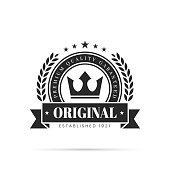 istock Trendy Black Badge - Original, Premium Quality Guaranteed 1313794296