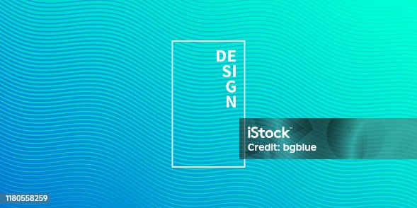 istock Trendy geometric design - Blue abstract background 1180558259