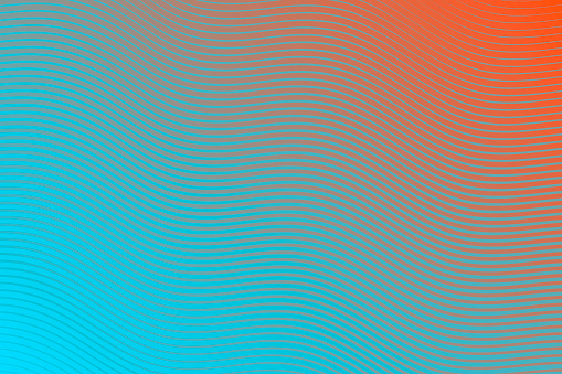 Trendy geometric design - Orange abstract background