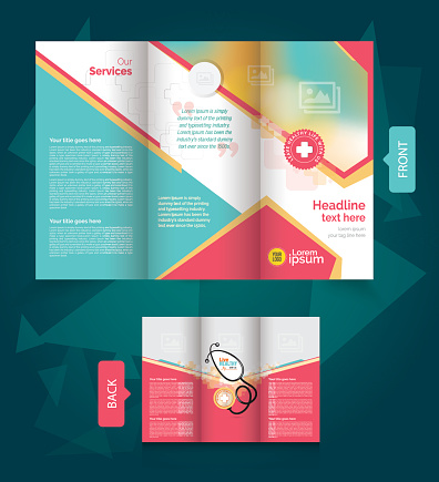 Tri Fold Medical Brochure Design Template