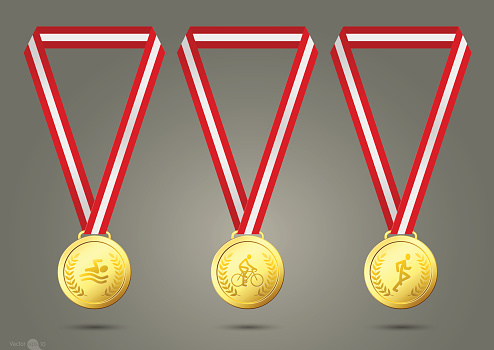 Triathlon Gold Medals