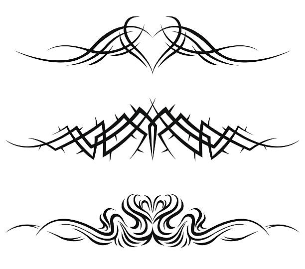 Three Tribal Tattoo designs...