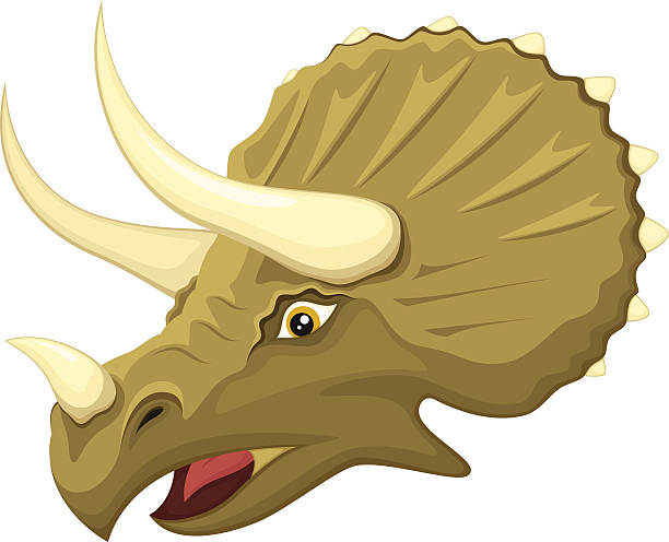 Triceratops Clip Art, Vector Images & Illustrations - iStock