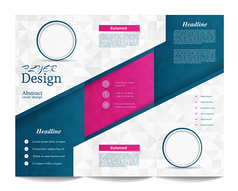 Tri-fold brochure template