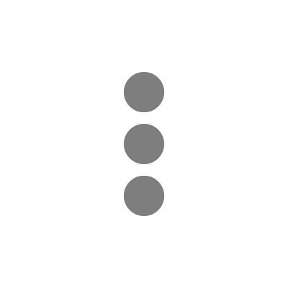 Triple Dots Three Dots Icon Stock Illustration - Download Image ...