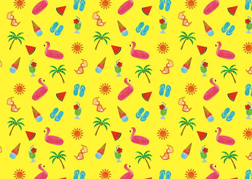 Tropical pattern illustration