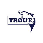 istock trout fish logo 1176453644