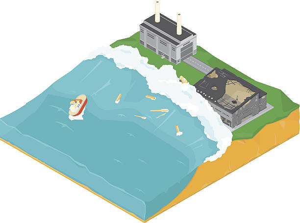 쓰나미 - tsunami stock illustrations