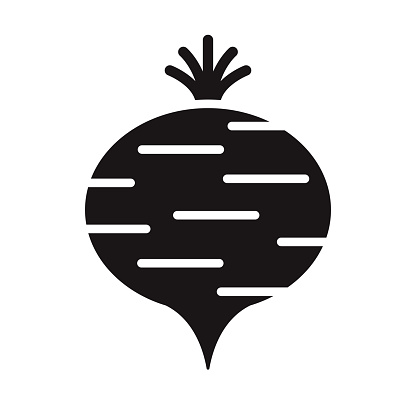 Turnip Vegetables Glyph Icon