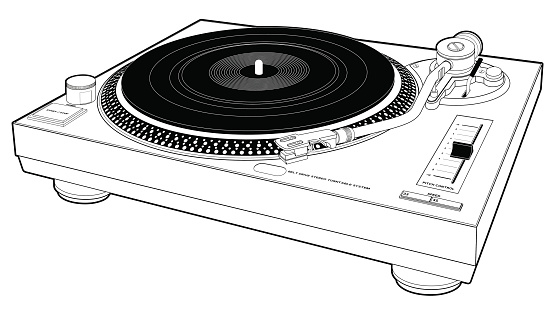DJ turntable