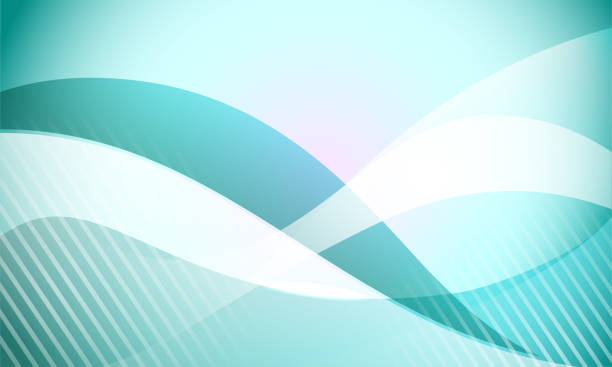 Turquoise toned abstract technology background template vector illustration with wavy elements, gradients, and lines Abstract technology background template vector illustration for technology, finance, business, with wavy elements, gradients, and lines for slides, posters, brochures, web, websites, emails, and all your design projects. virtual background stock illustrations