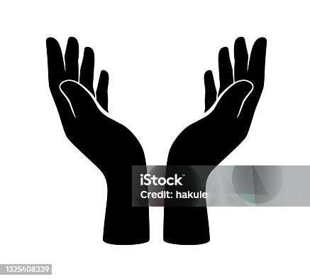 istock two hands opening, want to lift something. vector illustration 1325408339