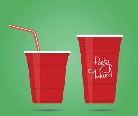 two red party cups