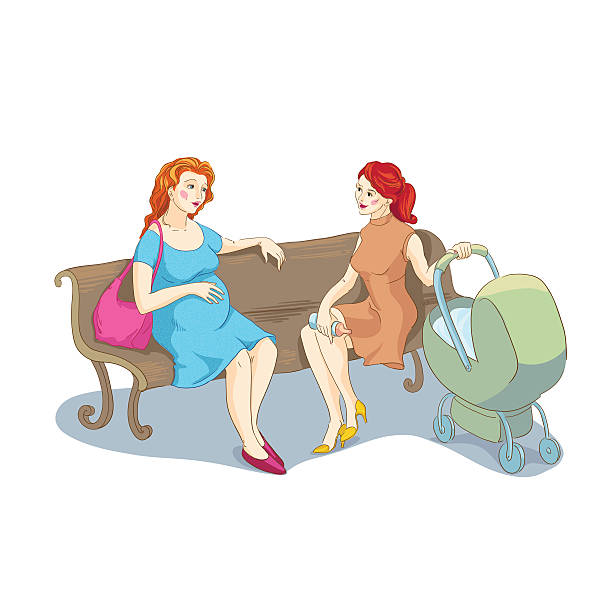 Two Girls Gossiping Cartoon Illustration Illustrations Clip Art Istock