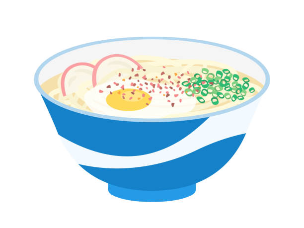 Ruluti Tazón Madera Dibujos Animados Dibujos Animados Sopa Ramen Udon Noodle Bowl Children's Bowl Cocina Vajilla 