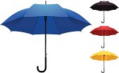 Umbrella vector illustration. Created using standard gradients and blends (no mesh). Download includes EPS file and hi-res jpeg.