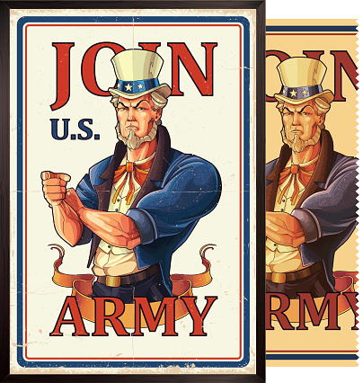 Uncle Sam Army Poster