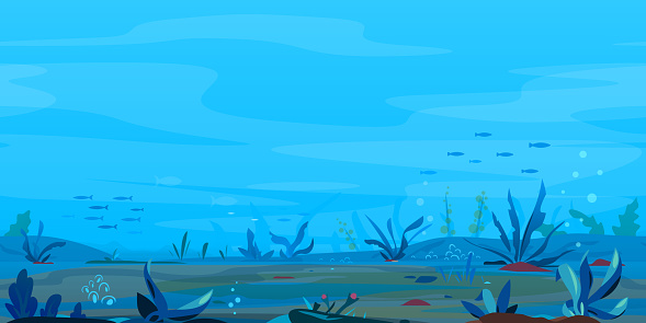 Underwater Landscape Game Background