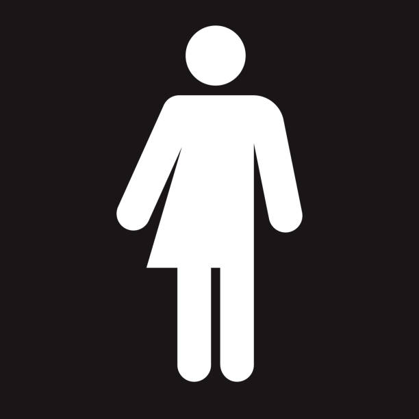 ilustrações, clipart, desenhos animados e ícones de ícone de acessibilidade do banheiro unissex - trans