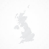 istock United Kingdom map designed with lines on white background 1339404874