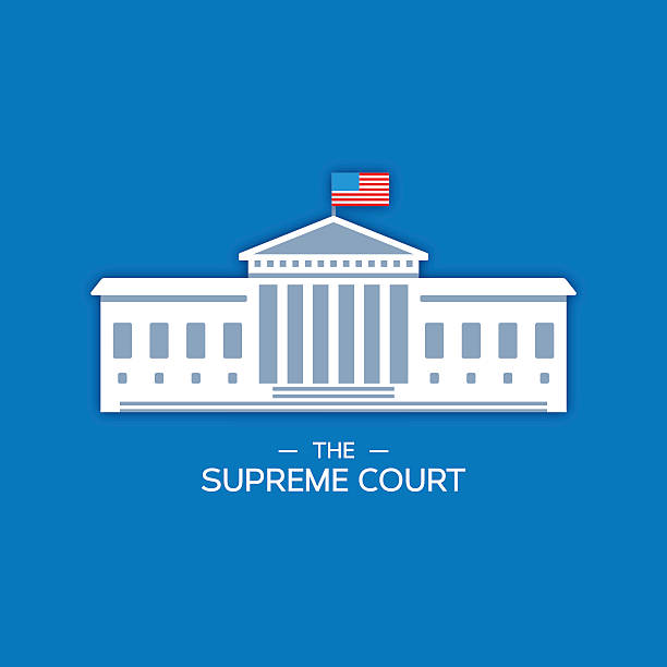 United States Supreme Court The United States Supreme Court concept. EPS 10 file. Transparency effects used on highlight elements. supreme court stock illustrations