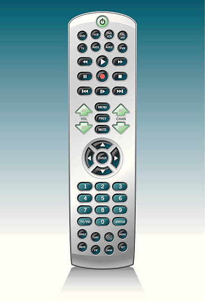 Universal Remote Control vector art illustration