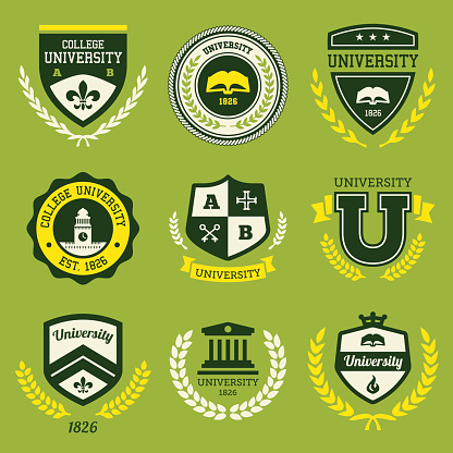 University crests