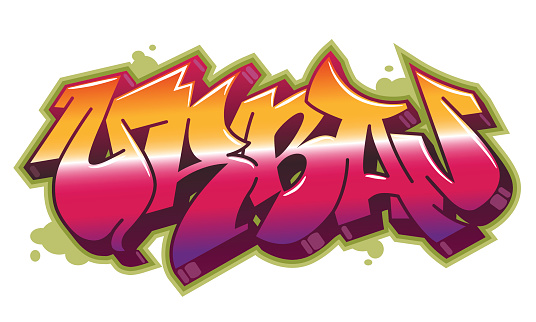Urban Word In Graffiti Style Stock Illustration Download