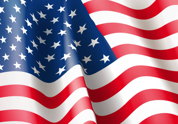 Download Royalty Free American Flag Waving Clip Art, Vector Images ...