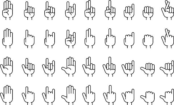 useful hand Sign vector art illustration