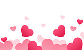 istock Valentine hearts stock illustration 1303420344