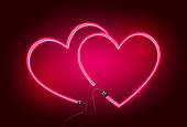 istock Valentine's Day Red Light Banner 1299848135