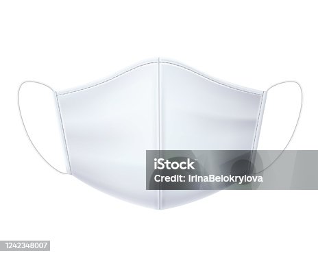 istock vector 3d facial mask air respirator infection 1242348007