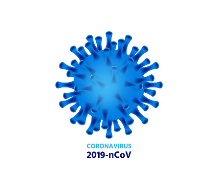 Vector 3d realistic coronavirus  2019-nCov background, Wuhan coronavirus covid-19