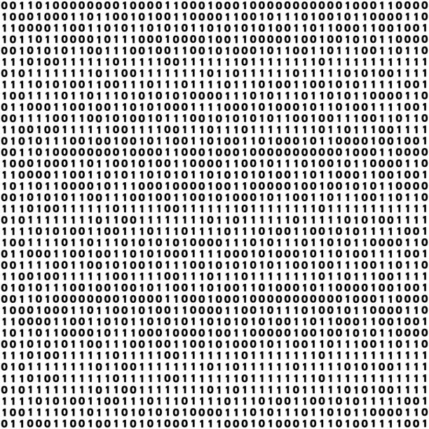 Vector abstract Illustration. Bitcoin technology Vector abstract tileable seamless pattern concept of finance technology. Virtual cryptocurrency services. Unique graphic design background with zero and one numbers zero stock illustrations