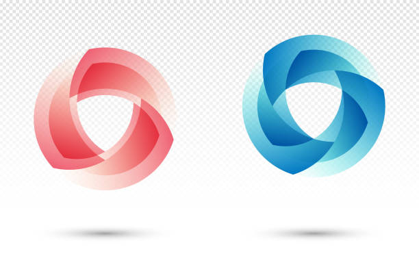 Vector abstract logo icon isolated vector art illustration