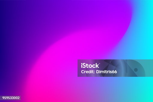 istock Vector abstract vibrant mesh background: Fuchsia to blue. 959533002