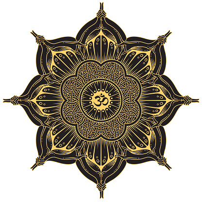 Download Ilustración de Vector Background Round Yoga Mandala y más ...