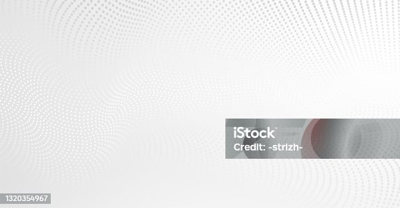istock Vector background with white abstract wave dots 1320354967