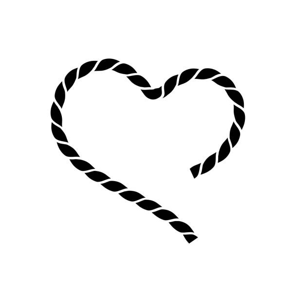Heart Rope Illustrations, Royalty-Free Vector Graphics & Clip Art - iStock