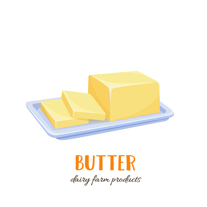 Vector butter icon