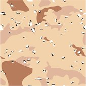 Seamless desert camouflage type background ,  AI 10 file included,