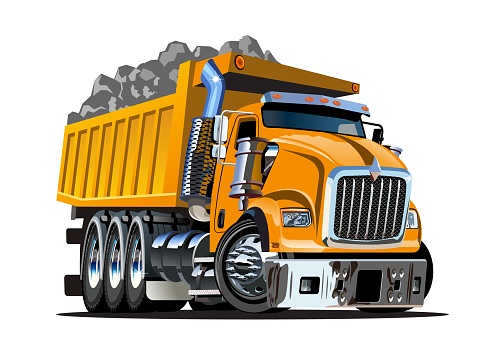 Dump Truck Vector Free Ai Svg And Eps