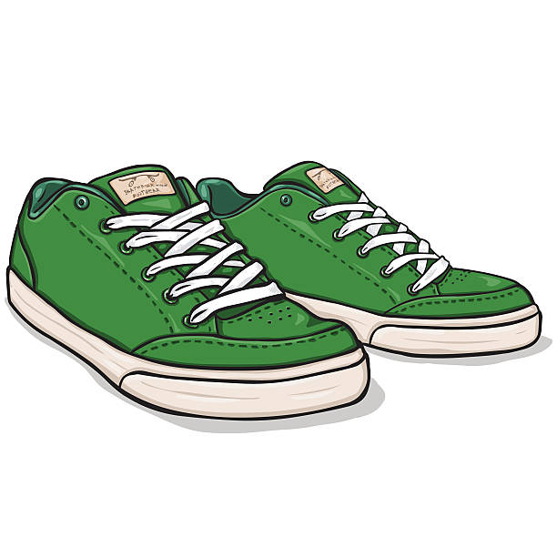 Skate Shoes Clip Art, Vector Images & Illustrations - iStock