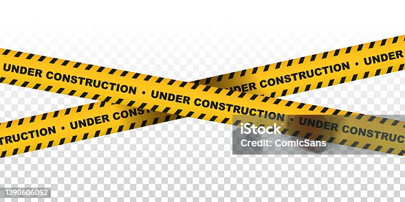 istock Vector caution tape of Under Construction text 1390606052